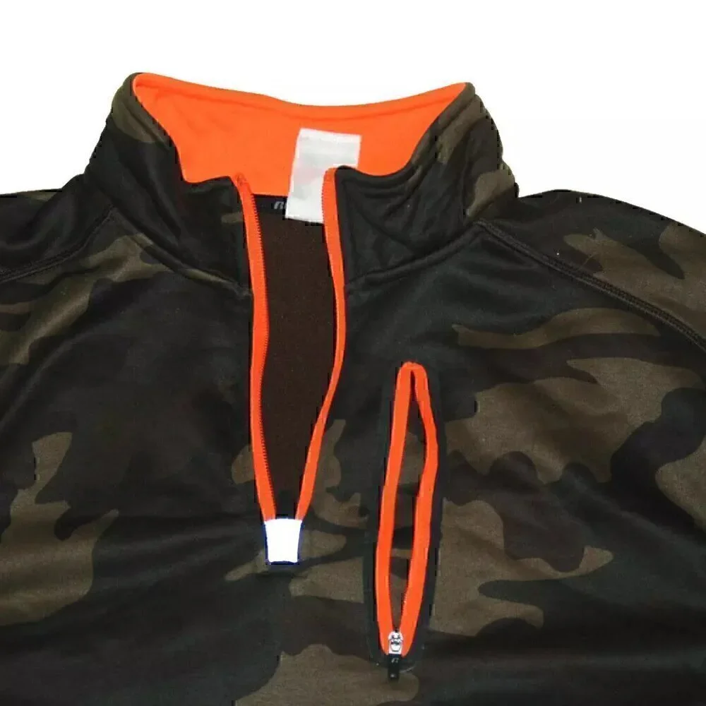 Men's Camo Russell Size L Camouflage Pullover Nylon Windbreaker